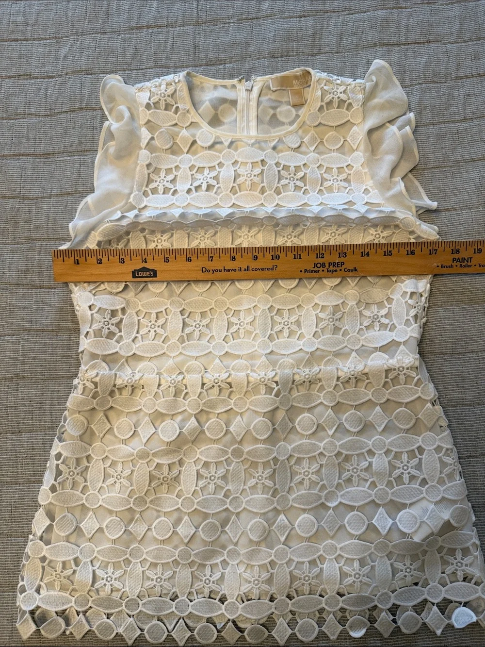 Michael Kors White Sleeveless Blouse
